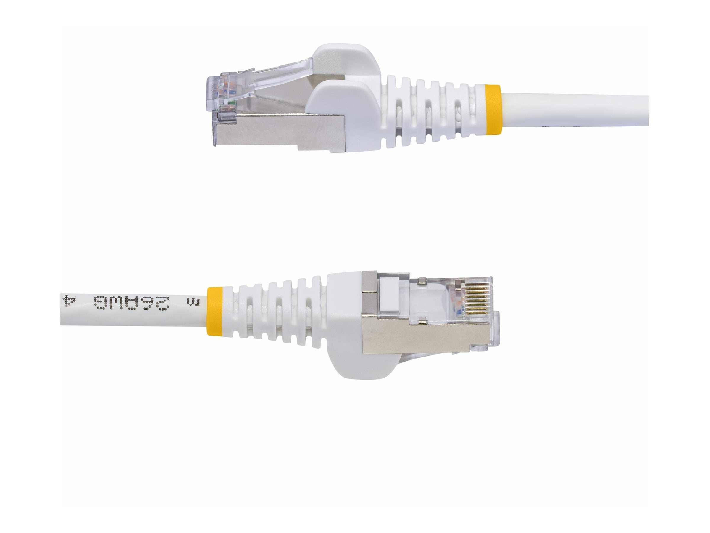 StarTech 30ft White CAT8 Ethernet Cable, Snagless RJ45, 25G/40G, 2000MHz, 100W PoE++, S/FTP, 26AWG Pure Bare Copper, LSZH
