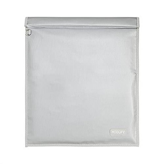 Faraday Bag for Laptops (20 x 15 inches), Faraday Cage, Cell Phone Signal Jammer, Faraday Key Fob Protector, Fireproof & Water Resistant Bag, Anti-Theft Pouch, Anti-Hacking Case Blocker (Grey)