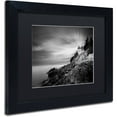 thumbnail image 2 of Moises Levy 'Bass Harbor Lighthouse' Black Matted Framed Art, 2 of 2