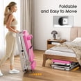 thumbnail image 6 of FASTES Foldable Pilates Reformer Machine for Home Gym,78" Balanced Body Pilates Exercise Equipment with Jump Board, Pink, 6 of 8