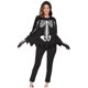 thumbnail image 5 of Jerseys sólidos a la moda para mujer, disfraz de Halloween, pareja de esqueleto, ropa de fantasma esqueleto divertido, disfraces de disfraces, conjunto con capucha de manga larga Wmkox8yi bvn4220, 5 of 9