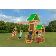 Creative Cedar Designs Woodlands Complete Wooden Swing Playset