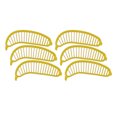 thumbnail image 4 of Cortador de frutas amarillo de 6 uds, corte rápido, fiable, duradero, versátil, cortador de plátano para cocina y hogar, 4 of 8