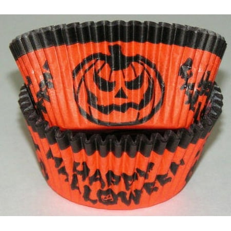 Halloween Pumpkin Cupcake Liners - Baking Cups -50pack