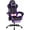 BlackPurple, variant on Ergonomic Video Gaming Computer Chair Gamer Chairs for Adults Massage Lumbar Support Swivel Height Adjustable Headrest Backrest(BLACKPURPLE)