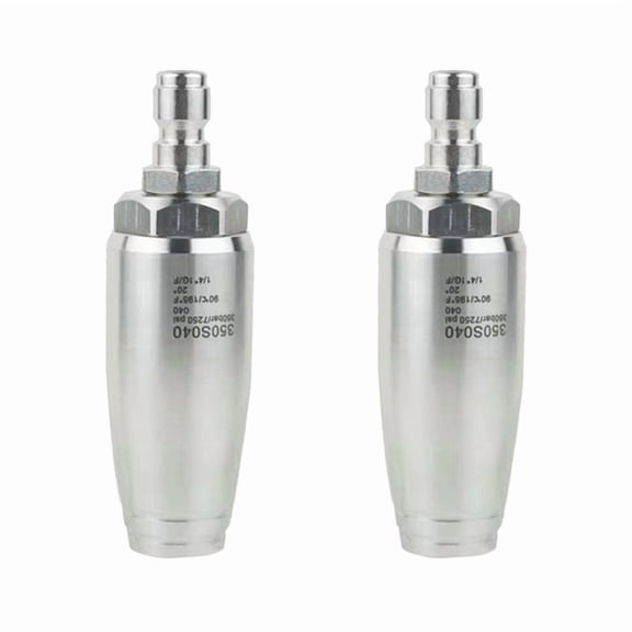 2X Turbo Nozzle Pressure Washer Tips for Hot and Cold Water Rotating Nozzle 1/4 Inch Quick Connect Orifice