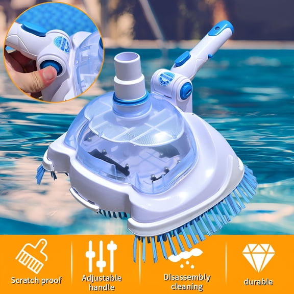 ACDANC Cordless Pool Cleaner for In-Ground and Above Ground Pools