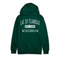 thumbnail image 1 of Lac Du Flambeau Wisconsin Classic Established Premium Cotton Hoodie, 1 of 1