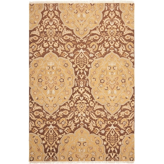 SAFAVIEH Sumak SUM421A Handmade Brown / Gold Rug
