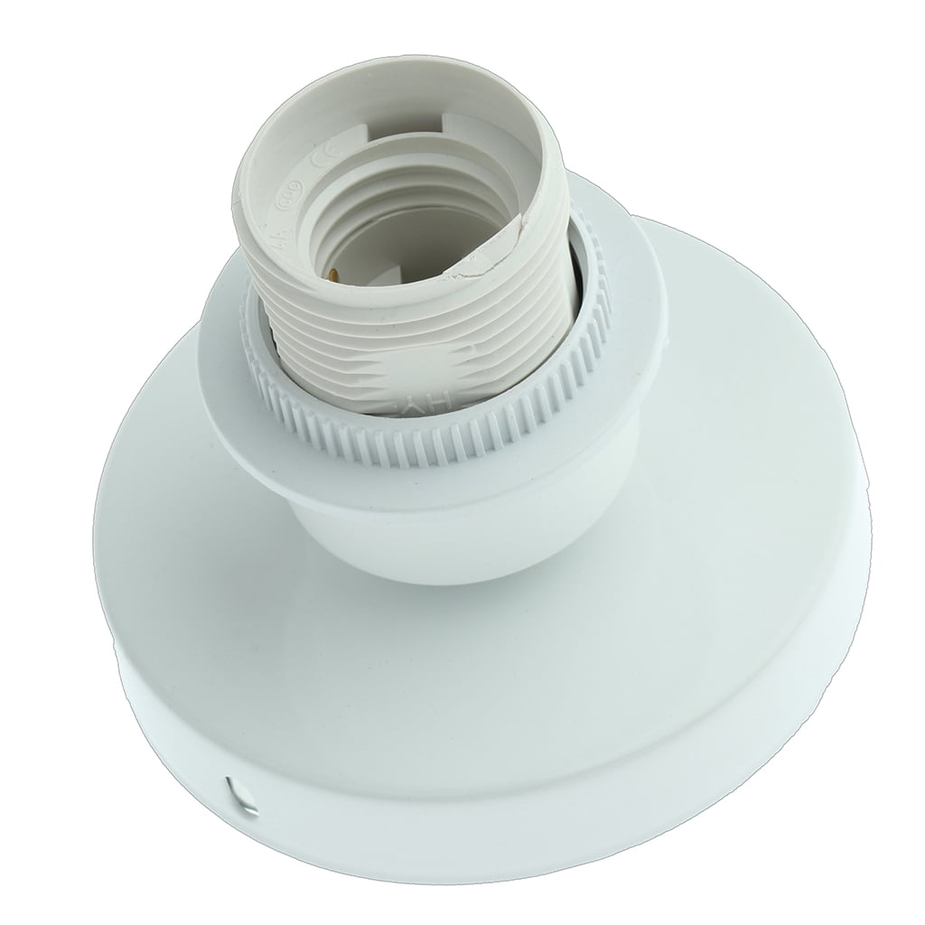 E27 Ceiling Lamp Head E27 Ceiling Lamp Holder 2 Colors Available White