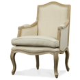 thumbnail image 1 of Baxton Studio Nivernais Chaise d'Appoint Beige et Naturel, 1 of 5