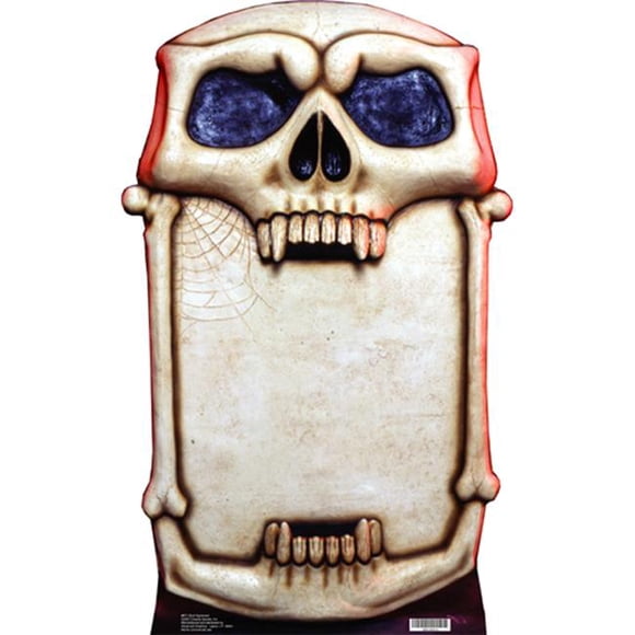 Advanced Graphics Skull Signboard Life Size Cardboard Cutout Standup