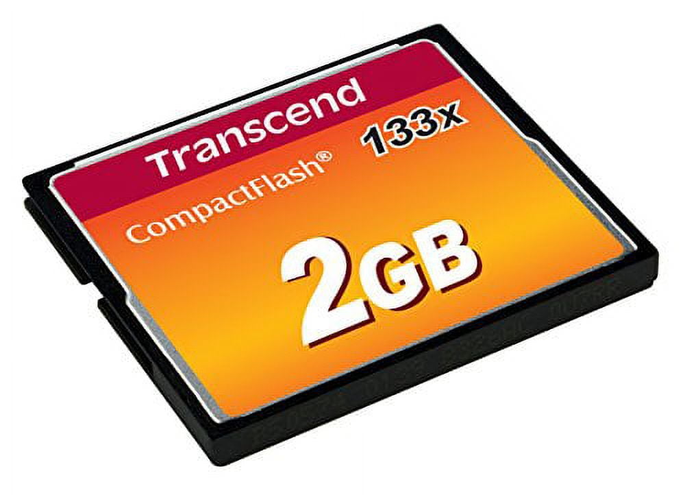 Transcend 2GB CompactFlash Memory Card, 133x Speed, Ideal for