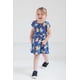thumbnail image 2 of Vestido Bluey Bingo Skater French Terry con coletero 2T azul, 2 of 6