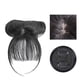 thumbnail image 1 of Extensiones de cabello sintético 3D de alta temperatura con flequillo y clip frontal. Negro natural, 1 of 7