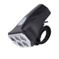 thumbnail image 3 of Faro de bicicleta impermeable IPX6 con Base de montaje, faro de bicicleta recargable a prueba de golpes de 1200mAh para ciclismo, 3 of 8