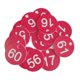 thumbnail image 1 of New Models 1-100 Number Tags Sign Label Round Tags Easy Link For Beekeeping Farming Accs, 1 of 5