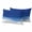 Blue, variant on Purple Waves Outdoor Pillow Covers 24x24 Set of 2,Waterproof Patio Throw Pillowcase Protectors,Ombre Abstract Art Gradient Modern Square Decorative Pillow Shams Cushion Covers for Seat Bed Couch Sofa