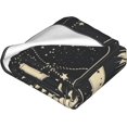 thumbnail image 3 of Tarot Printed Flannel Blanket , Fleece Throw Blanket Super Soft Thicken Blanket , Fuzzy Warm Cozy Plush Microfiber Blankets for Bed Couch Sofa and All Season 60"x50", 3 of 6