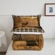 thumbnail image 5 of Juego de edredón de ciervo Queen Size, ropa de cama con estampado de animales salvajes y tema de caza., 5 of 7