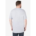 thumbnail image 2 of KingSize Men's Big & Tall Shrink-Less Lightweight Longer-Length Crewneck Pocket T-Shirt, 2 of 6