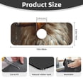 thumbnail image 2 of Xecao Funny Bald Eagle for Kitchen Sink Splash Guard Faucet Mat , Faucet Guard & Draining mat, (15" X 5.5" ), 2 of 7