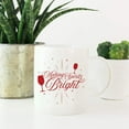 thumbnail image 2 of Koyal Wholesale 11oz. Funny Christmas Coffee Mug Gag Gift, Making Spirits Bright, Wine Glass Graphic, 1-Pack, 2 of 3