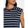 thumbnail image 5 of Time and Tru Women's Muscle Tank Top with Piped Trim, Sizes XS-XXXL, 5 of 6