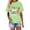 Green, variant on Women's Graphic Short Sleeve Teacher T-Shirt First Day of School Teacher Shirt Women Teacher Life T-Shirt Back to School Teachers Appreciation Gift Tee Top Beige,L