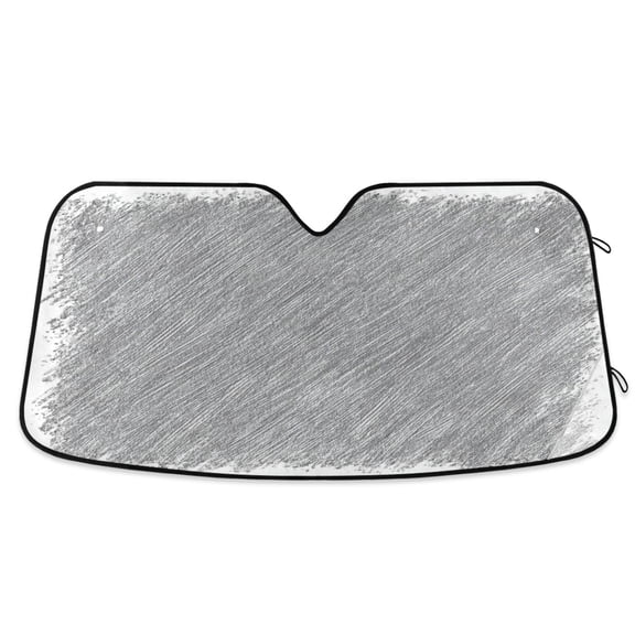 Iauyy Foldable Windshield Sun Shade for Cars, Interior Sun Protection for car UV Protection for Sedan/SUV/Truck, (S/M/L) Wax Crayon-like Pattern