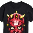 thumbnail image 3 of Star Wars - Darth Maul Face - Men's Short Sleeve Graphic T-Shirt, 3 of 5