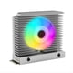 thumbnail image 1 of Disipador de para SSD ARGB M.2 2280, Enfriador con Ventilador PWM de y Almohadilla Térmica, Color Plateado., 1 of 5