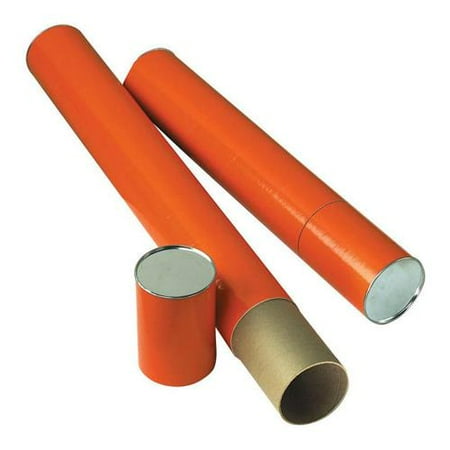 Alvin Orange Fiberboard Tube 4" I.D. x 37-1/4"