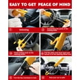 thumbnail image 4 of Candado para volante Tevlaphee Heavy Duty, antirrobo, amarillo, 4 of 7