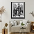 thumbnail image 4 of Historic Framed Print, [Pres. and Mrs. Warren G. Harding, full-length, standing], 17-7/8" x 21-7/8", 4 of 9