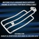 thumbnail image 2 of Portaequipajes para motocicletas, estante para asiento individual trasero, 280 mm (11 "), plateado, compatible con Harley XL Sportster 883 XL1200 1985-2003, 2 of 5