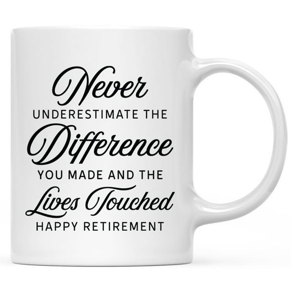 Koyal Wholesale Ceramic Nurse Coffee Mug for Gifts, Retired Nurse Mug, Difference You Made Happy Retirement Nurse Gifts