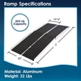 thumbnail image 4 of Silver Spring Aluminum Multi-Fold Wheelchair Ramp - 5' Long, 4 of 7
