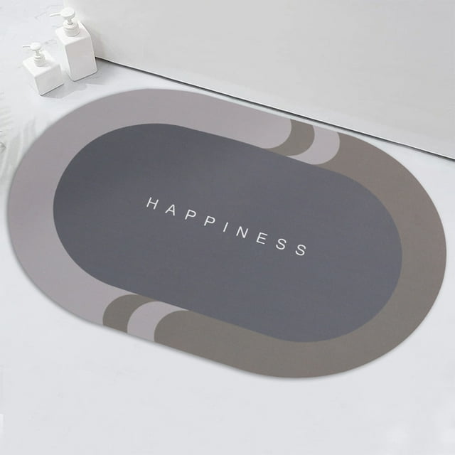 Bathroom Water-absorbent-drying Wear Resistance Foot Mats Toilet Doorway Living Room Carpet Imitation Diatomite Floor Mats Household Bathroom Bedroom