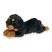 Bearington Lil' Gunner Small Plush Rottweiler Stuffed Animal Puppy Dog, 8 inches