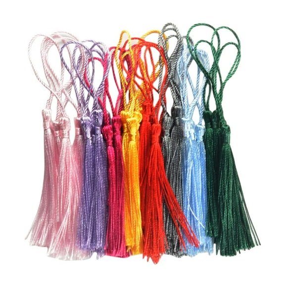 60 pcs Tassels Bookmarks Craft Cardmaking Bridal Trims for Jewelry Making