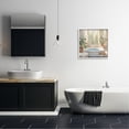 thumbnail image 3 of Stupell Industries Cozy Bathtub with Plants Botanical & Floral Painting White Framed Art Print Wall Art, 24 x 24, 3 of 9