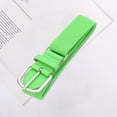 thumbnail image 4 of Yesbay Elastic Baseball Softball Belt Adjustable Length Alloy Buckle Belt Imitation Leather Belt, 4 of 8
