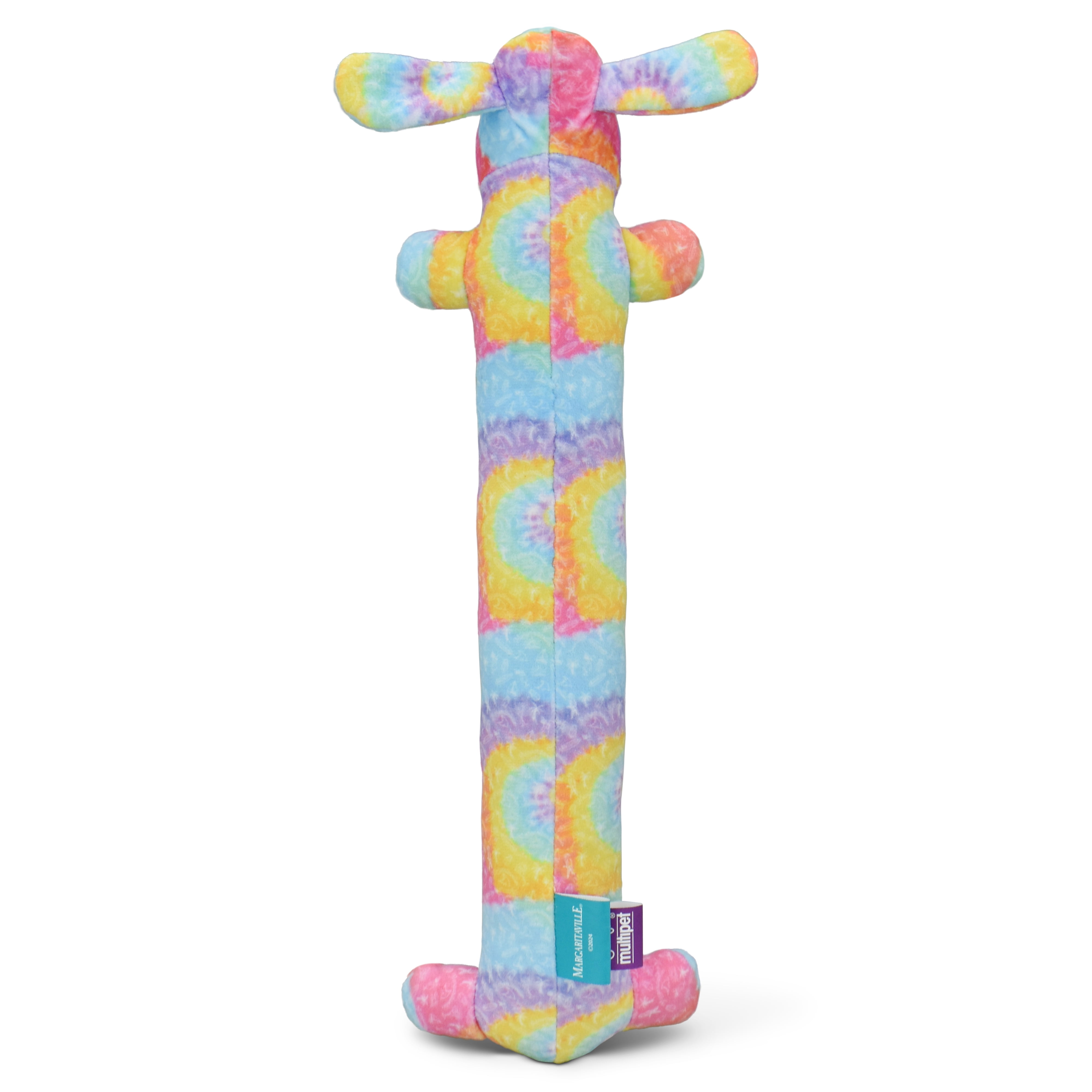 Multipet Margaritaville Loofa Dog, Plush Dog Toy, 2 Pack