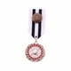 thumbnail image 3 of Insignia de tela a rayas, medalla, accesorio vintage para disfraces, joyería, ramillete para niños Estilo F, 3 of 9