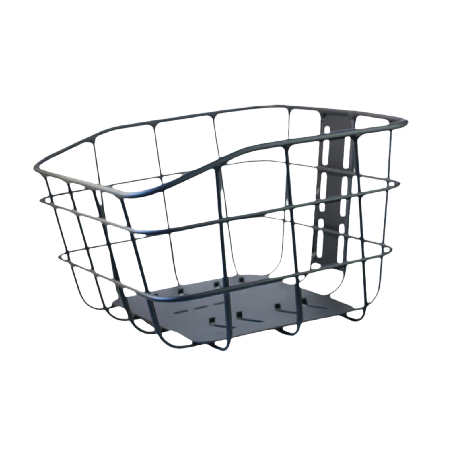 DimyFew Bike Basket Pannier Basket Dogs Carrier Women Men Stylish Carrying Bicycle Front L with Base Plate