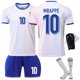 thumbnail image 1 of 2024 - 25 ropa de fútbol infantil FC ropa de fútbol infantil Mbappe ropa de aficionados uniforme juvenil de manga corta Francia espera - 1018, 1 of 7