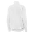 thumbnail image 3 of Women's Antigua White Georgia Bulldogs Victory Quarter-Zip Top, 3 of 3
