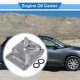thumbnail image 2 of Kit de enfriador de aceite de motor Unique Bargains compatible con Nissan Altima Maxima tono plateado de aleación de aluminio con sellos O-ring, 2 of 6