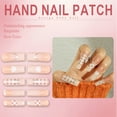 thumbnail image 3 of RAGUPEL 24Pcs Glue on Nails for Women,Hand-Painted Checkerboard Square Nail Tips,White Heart Stick on Nails for Women,Long Nails for Daily Life,Dating,Party,Taking Pictures,Style2, 3 of 7
